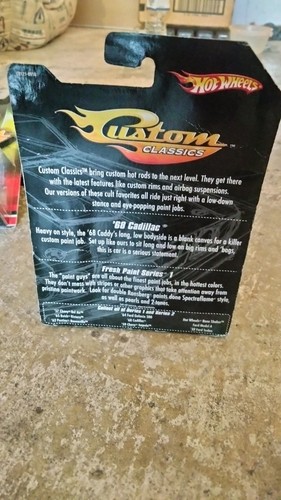 Hot Wheels 1:50 (Custom Classics) Fresh Paint Series 1 '68 Cadillac *Gold #3/9 - Picture 3 of 3