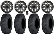 System 3 SB-7 15" Wheels Titanium (5+2) 30" Coyote Tires Commander Mav