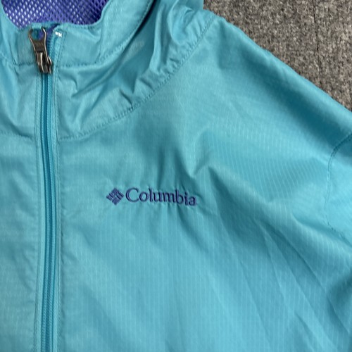 Columbia Omni-Shield Jacket Windbreaker Girls XL (18/20) Lightweight Hooded - Picture 3 of 10