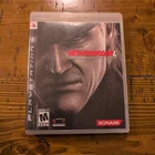 Metal Gear Solid 4 Guns of the Patriots PS3 2008 Complete CIB Tested