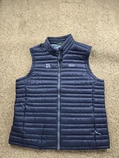 Stio Vest Mens 2XL Blue Down Puffer Pertex Quantum Lightweight Insulated