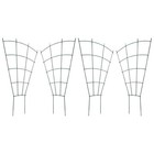  4 Stück Metall-Gartenspalier für Kletterpflanzen, Pflanzenstützrahmen, Gestell