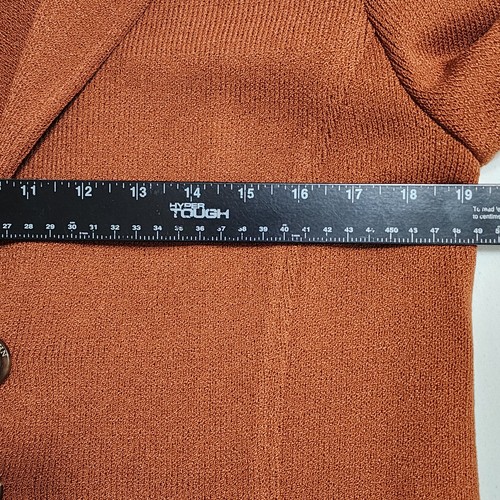 Conjunto de suéter/chaqueta y concha St. John Sport talla L informal tejido noche naranja quemado - Imagen 12 de 24