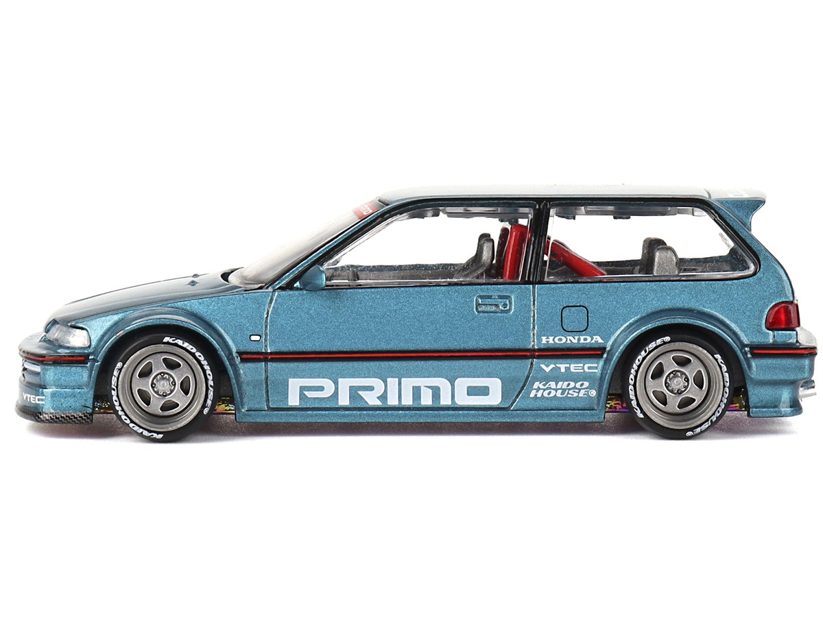 Honda Civic EF Kaido Works V1 Blue Designed by Jun Imai