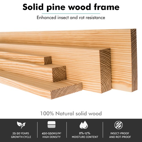 Triple Bunk Bed Pine Wood Kids Children High Sleeper 3Ft Single Bunk Beds Frame - Picture 3 of 19