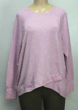 Active Life Women's Knit Top Stretch Long Sleeve Purple Heather Size XXL