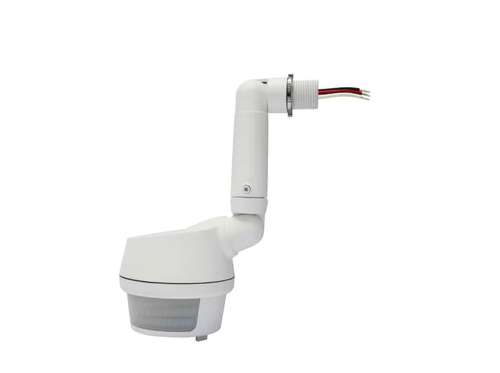 270-Degree White Motion Activated Wired Outdoor 1-Head Dusk to Dawn Security - Picture 2 of 3