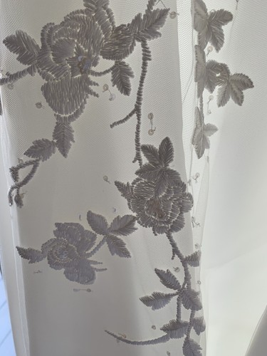 M&S Autograph Ivory Cream Strapless Wedding Dress & New Sheer Overlay. NWT UK 16 - Picture 13 of 21