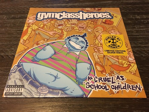 Gym Class Heroes “As Cruel As School Children” LP (Vinyl, Ramen) Silver Vinyl - Picture 1 of 2