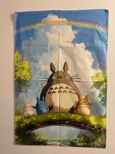 My neighbour Totoro wall mount canvas poster kawaii Studio Ghibli Christmas gift - Picture 2 of 3