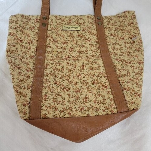 Longaberger Homestead Tote Bag borsa vintage fattoria floreale cottage country chic - Foto 3 di 11