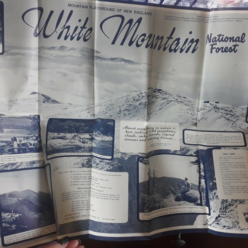 1967 White Mountains National Forest Broschüre New Hampshire B6 - Bild 2 von 7