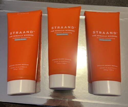 Straand - The Miracle Worker Prebiotic Scalp Scrub - 250g x3 (750g Total) - New