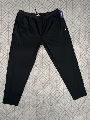 Champion Performance Pants Men's XXL Black Joggers Sweatpants Training Gym 2XL - Picture 2 of 10