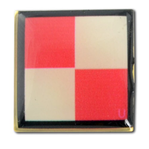 Nautical Code Flag Lapel Pin - U - Uniform