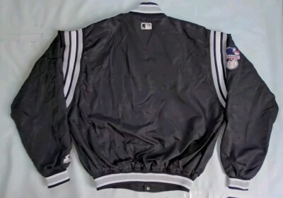 VTG STARTER DIAMOND COLLECTION CHICAGO WHITE SOX BOMBER SATIN