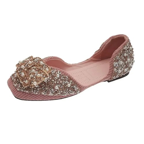 Moda Zapatos Planos Individuales Puntera Punta Zapatos Mocasines Planos Suela Suave Zapatos Mujer - Imagen 29 de 36