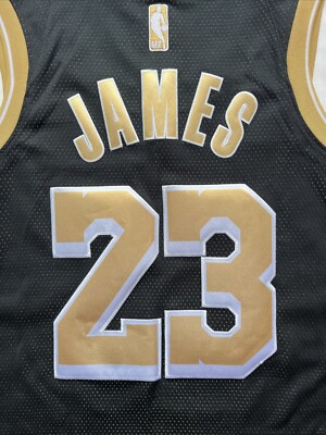NBA Lakers James 23番 DRI-FIT ジャージ NEW Nike Dri-Fit Los Angeles Lakers LeBron James 23 Swingman