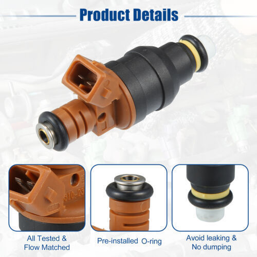 4PCS Fuel Injectors For Hyundai Tiburon/Elantra 1997-2001 2.0L I4 35310-23210 - Foto 5 di 16