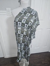 Ferrari Carano Wine 100% Silk Shaw Scarf Wrap 60"X17"