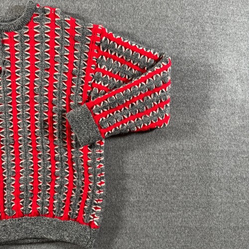 Vintage COOGI Sweater Men’s Large 3D Sweatshirt Wool Geometric Jumper Knit - Picture 10 of 12