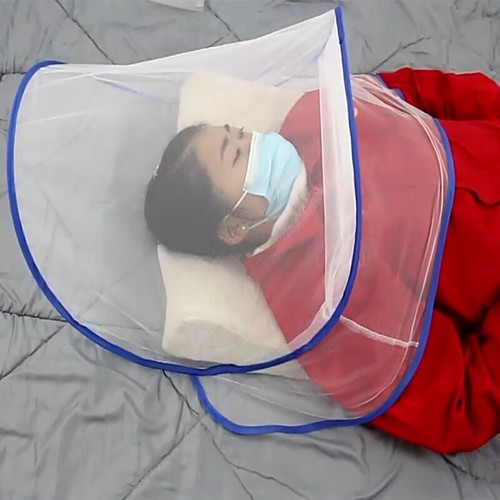 Head Mosquito Cover   Anti Mosquito Net for Head Portable Camping Summer - Picture 11 of 19