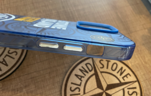 Coque Trend Stone Island Bleu iPhone 13 | Livraison Offerte - Photo 2/5
