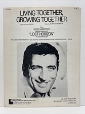 "Living Together, Growing Together" Tony Bennet (1972) Sheet Music