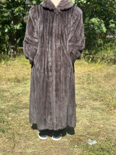 Pelzmantel Pelz Nerzmantel Nerz Pelliccisa die Visone Mink Coat Fur Black Cross - Bild 6 von 14