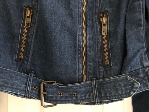 Therapy @ House Of Fraser Ladies Biker Style Denim Jacket bnwt - Picture 2 of 9