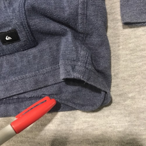 Quiksilver Lightweight Boy's Large (14-16) Hoodie Sweatshirt, Blue, Pullover - Picture 2 of 14