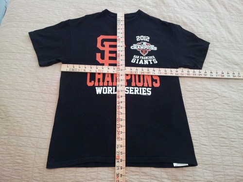San Francisco Giants T Shirt Large EUC Baseball 2012 World Series Champs INV939 - Picture 2 of 6