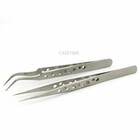 Angled&Flat Anti Skid Tweezers for Saxophone Woodwind Repair Tool 2pcs 2024 NEW