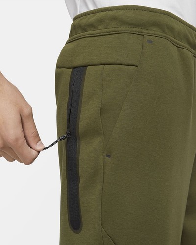 NIKE ROPA DEPORTIVA TECH PANTALONES DE LANA VERDE OLIVA NEGRO CU4495 326 talla 2XL - Imagen 4 de 7