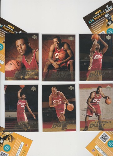LEBRON JAMES 2005-06 MAZZO SUPERIORE-LEBRON JAMES INSERTO SET CARTE-SPEDIZIONE GRATUITA - Foto 13 di 24