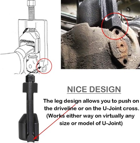 10102 Heavy Duty Class 7/8 Truck Universal U Joint Puller Tool for 1.5"-2.2" Cup - Picture 12 of 12