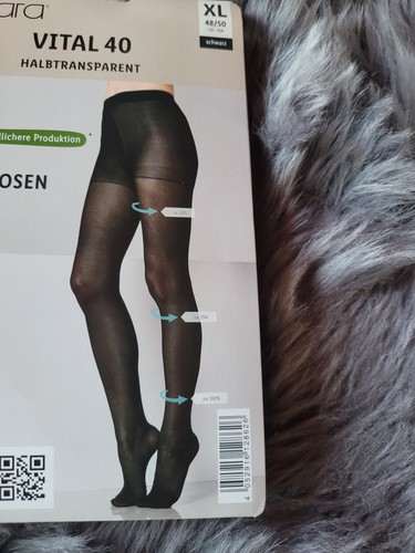 Damen Herren Strumphose schwarz XL 48/50 40 neu sexy plus size große Größen - Bild 3 von 8