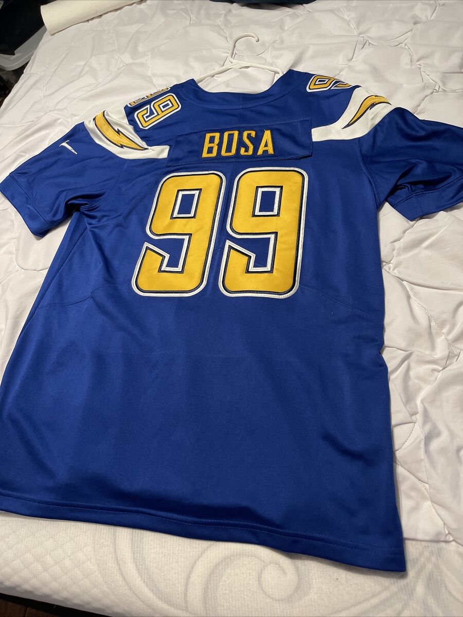 Xl Nike NFL On-field Los Angeles Chargers Joey Bosa Color Rush Sewn Jersey  22x32