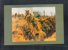E9738 Military WW1 Ypres Belgium 1917 by Terence Cuneo art postcard