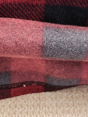 NEW Canada Weather Gear Pompeian Red Buffalo Plaid Fleece. Sz. Lg. New w Tags - Picture 12 of 15