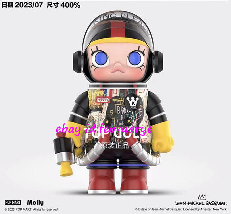 POP MART MEGA SPACE MOLLY Jean-Michel Basquiat 400% Action POP MART MEGA SPACE MOLLY Jean-Michel Basquiat 400% Action