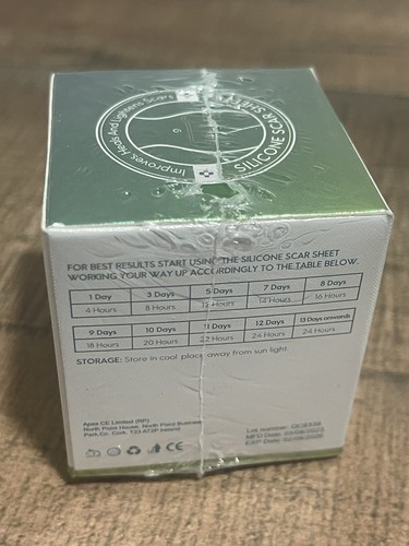Scar Silicone Sheet Gel Patch Removal Skin Treatment Repair Wound Burn Natural - Picture 3 of 3