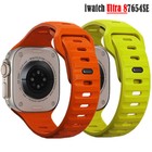 Strap 38-49mm Band Watch Silicone For Apple Watch Band Series Ultra 8 7 6 5 4 SE