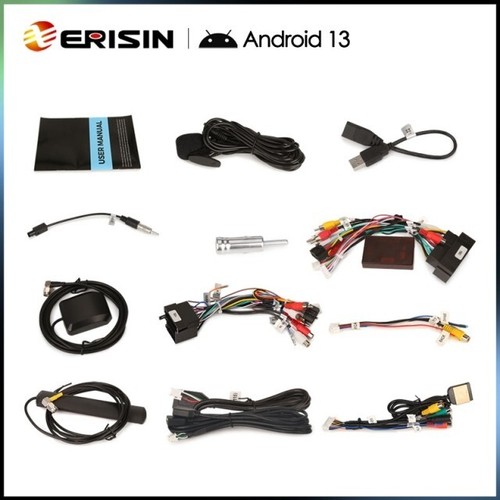 AUTORADIO GPS FIAT 500L ANDROID 13 Wi-Fi 4G DSP CARPLAY Auto ERISIN ES6754L - Imagen 9 de 9