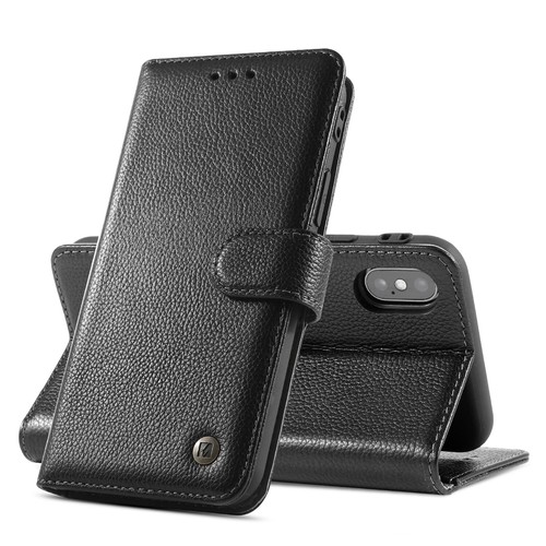 Für iPhone 12 Pro 11 XR 7 8 Echt Leder Handy Tasche Schutz Hülle Flip Case Cover - Zdjęcie 23 z 24