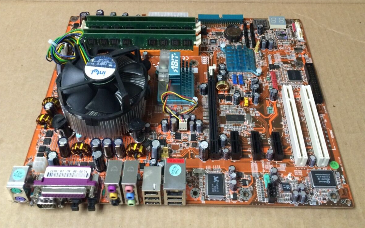ABIT AA8 socket 775 Motherboard W/Intel Pentium 4 @3.2GHz CPU/3GB