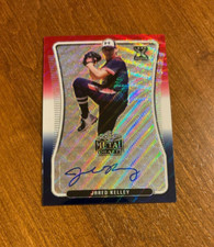 Jared Kelley 2020 Leaf Metal Red White Blue Wave Rookie Auto JK1 White Sox /5 RC