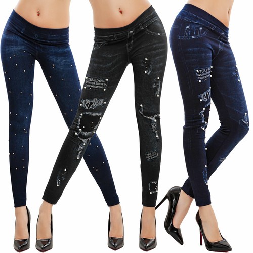 para mujer efecto jeans pantalones miembros Toocool YH710 |
