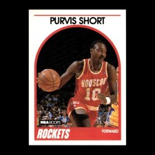 Purvis Short 1989-90 Hoops Houston Rockets #76 R328X 96