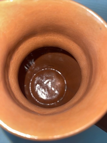 Moldova Clay Terracotta Pitcher Floral Design Handmade Pottery Vintage 7” - Picture 7 of 9